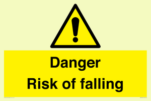 Danger Risk of falling